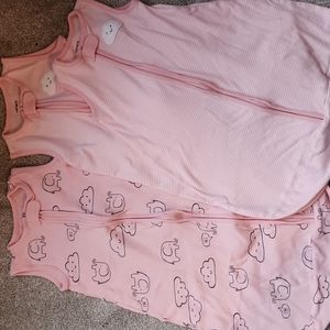 Like New Carter's Sleep Sacks Small and Medium